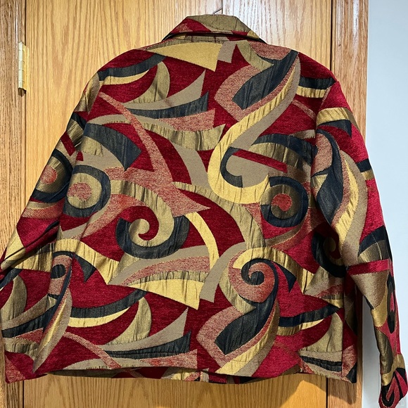 4 button abstract jacket - Picture 2 of 5